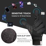Men’s Touch Screen Winter Gloves with Anti-Slip