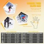 Men's Waterproof Winter Gloves with Touchscreen Feature