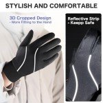 Men’s Touch Screen Winter Gloves with Anti-Slip