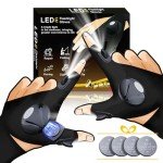 LED Flashlight Gloves for Men - Unique Gift
