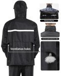 Men's Waterproof Rain Suit Jacket and Pants