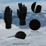 Men's Warm Knit Winter Gloves - 6 Pairs