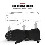 Insulated Ski Mittens for Men and Women