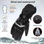 Men's Waterproof Winter Gloves with 3M Thinsulate
