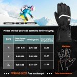 Men's Waterproof Winter Gloves with 3M Thinsulate