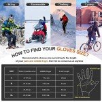 Men's Thermal Waterproof Ski Gloves with Touchscreen