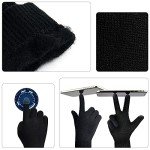 Men's Winter Beanie, Scarf & Touchscreen Gloves Set