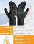 Men's Thermal Touch Screen Driving Gloves