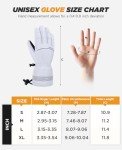 Men’s Waterproof Thermal Touchscreen Ski Gloves