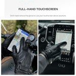 OZERO Men's Cashmere Lined Touchscreen Winter Gloves