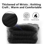 Men's Knitted Winter Gloves with Touchscreen Capability