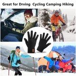 Men's Knitted Winter Gloves with Touchscreen Capability