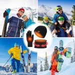 Men's Winter Beanie, Scarf, and Touchscreen Gloves