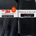 Men's Knitted Winter Touchscreen Gloves - Black