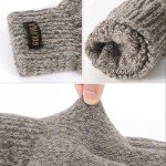 Men's Warm Wool Fleece Knit Winter Gloves