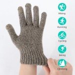Men's Warm Wool Fleece Knit Winter Gloves