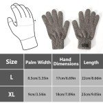 Men's Warm Wool Fleece Knit Winter Gloves