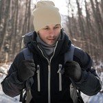 Men's Knitted Winter Touchscreen Gloves - Black