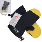 Men's Waterproof Fleece Winter Mittens - Yellow