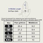 Men's Touchscreen Leather Gloves - Warm Winter Fit