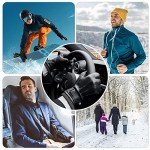 Men's Touchscreen Winter Leather Gloves - Waterproof