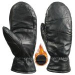 Men's Sheepskin Leather Winter Mittens and Gloves