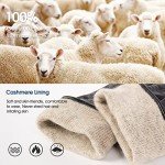 Men's Black Sheepskin Leather Winter Touchscreen Gloves