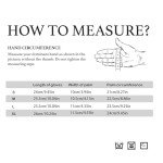 Men's Winter Sheepskin Leather Gloves with Cashmere Lining