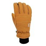 Carhartt Men's Insulated Brown Duck Gloves - Large