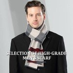 Men's Soft Merino Wool Scarf - Grey, Camel, Red