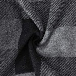 Men's Winter Tartan Cashmere-Like Knitted Scarf