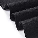 Thick Cashmere Scarf for Men - Black
