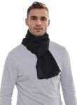Thick Cashmere Scarf for Men - Black