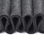 Men’s Thick Wool Cashmere Scarf - Black & Grey