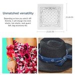 Paisley Cotton Cowboy Bandanas - Multi-Purpose Scarves