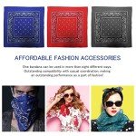 Paisley Cotton Cowboy Bandanas - Multi-Purpose Scarves