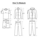 Men's Athletic Track Suit Set with Coat & Pants