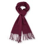 Burgundy Lightweight Winter Scarf for Men