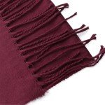Burgundy Lightweight Winter Scarf for Men