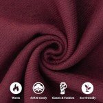 Burgundy Lightweight Winter Scarf for Men