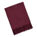 Burgundy Lightweight Winter Scarf for Men