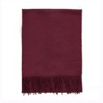 Burgundy Lightweight Winter Scarf for Men