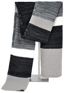 Men's Wool Cashmere Winter Knit Scarf