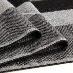 Men's Plaid Scarf for Autumn and Winter Warmth