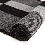 Men's Plaid Scarf for Autumn and Winter Warmth