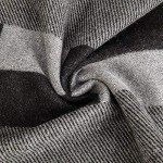 Men's Plaid Scarf for Autumn and Winter Warmth