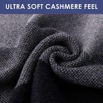 Cozy Cashmere Feel Men’s Winter Scarf - Black