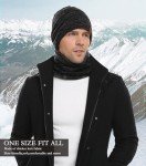 Men's Winter Beanie and Scarf Set - Warm Knit