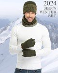 Men's Winter Beanie, Gloves & Scarf Set