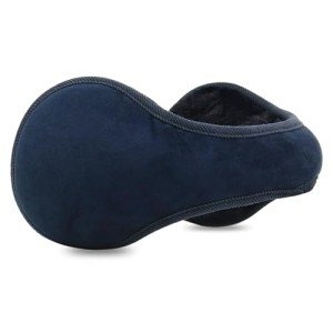 Men's Foldable Winter Earmuffs - Navy